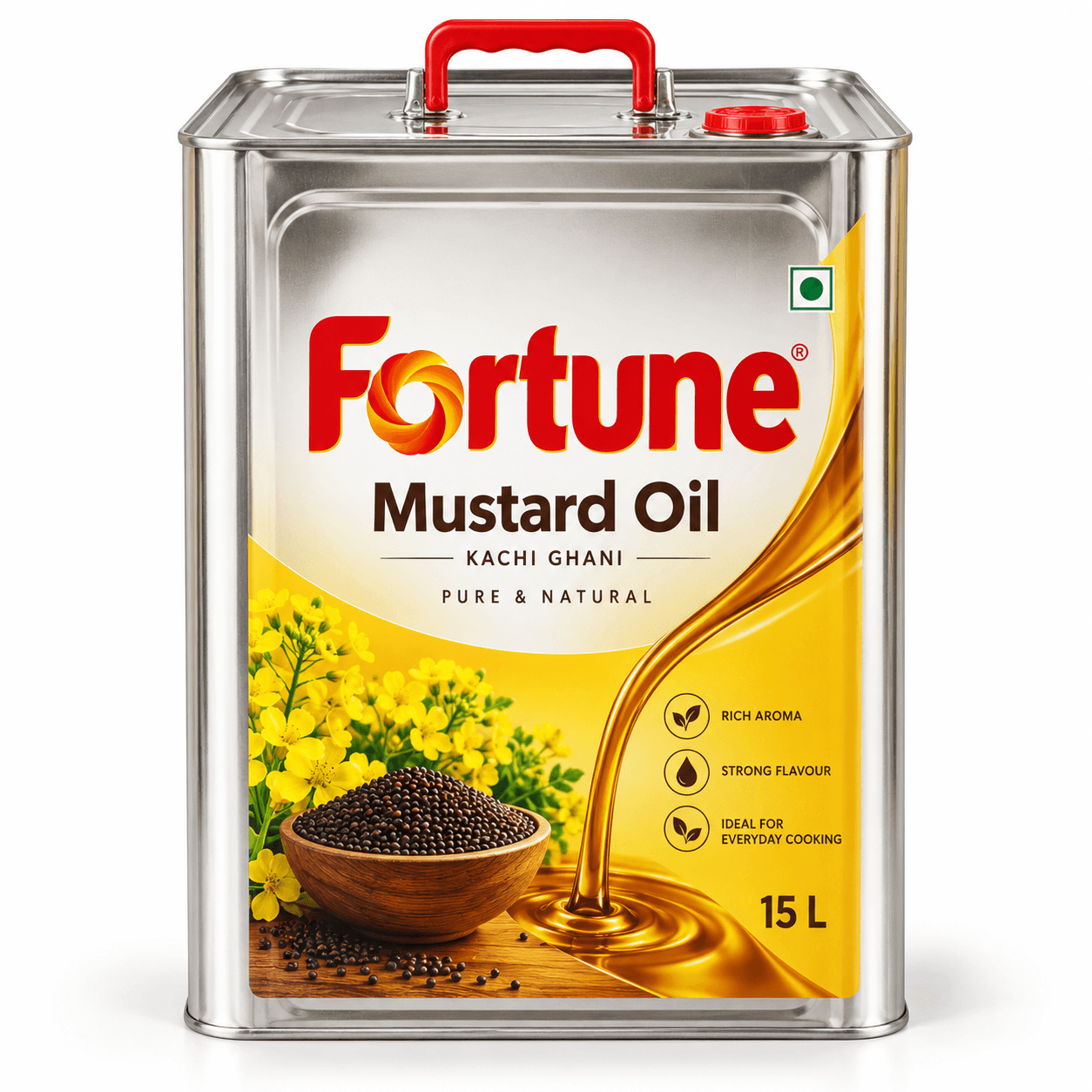 Mustard Oil 15 L Tin